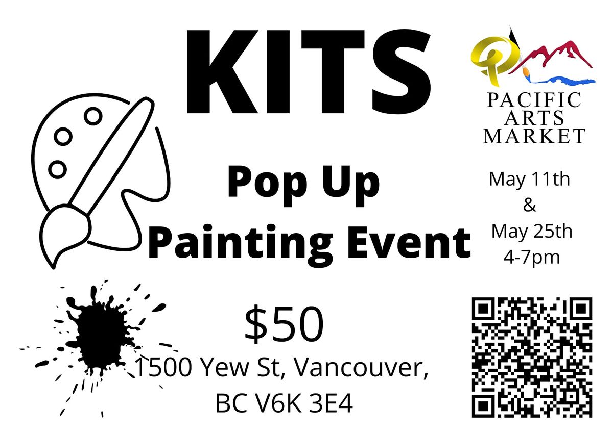 Pop Up Sip and Paint KITS EYECARE, KITS Eyecare, Vancouver, May 11 to
