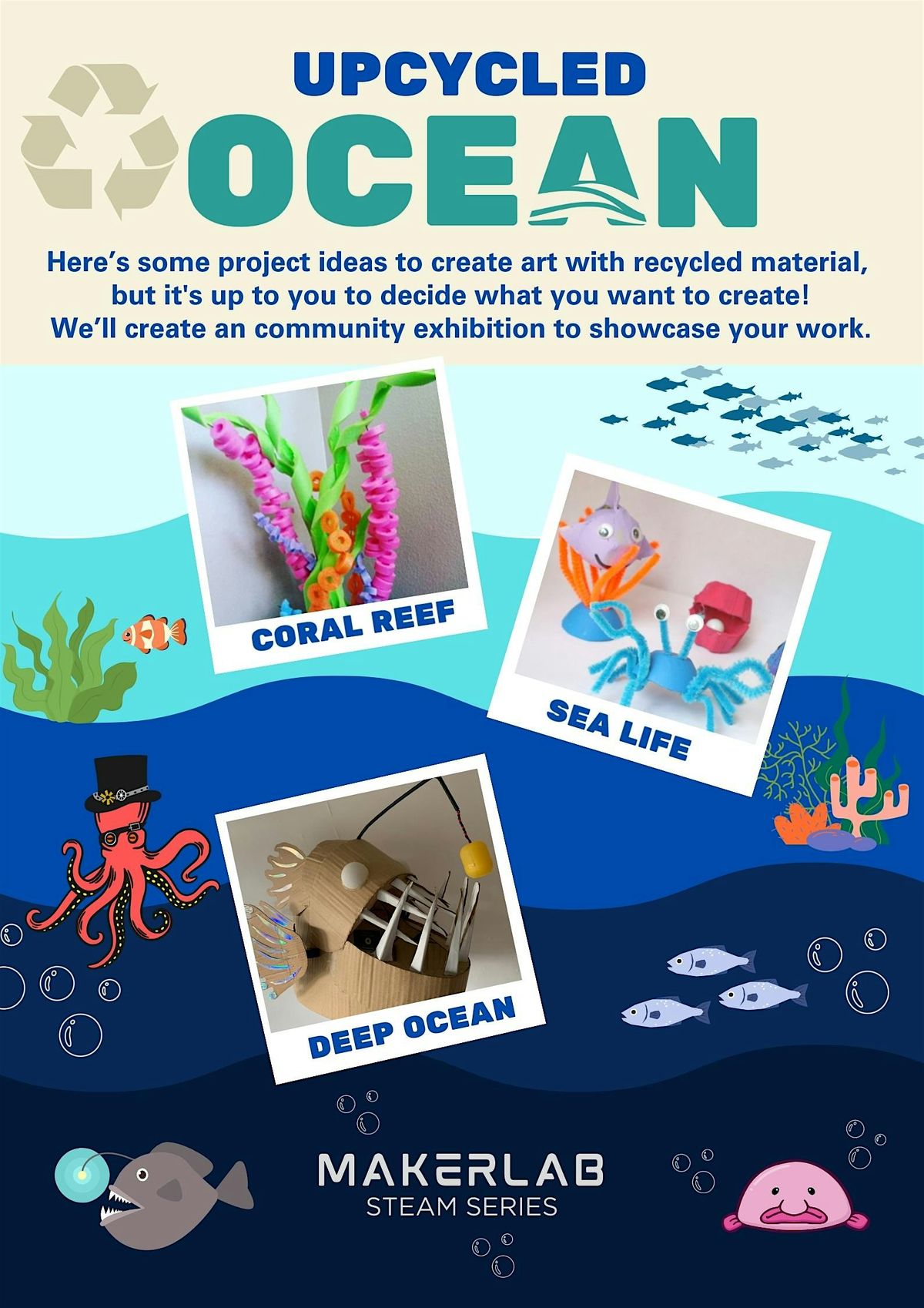 Upcycled Ocean Saturdays, Sun Gallery, 1015 E Street, Hayward, CA, USA ...