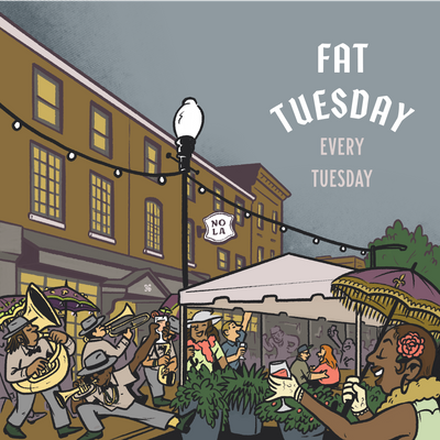 FAT TUESDAY AT NOLA Seafood & Spirits (Every Tuesday)