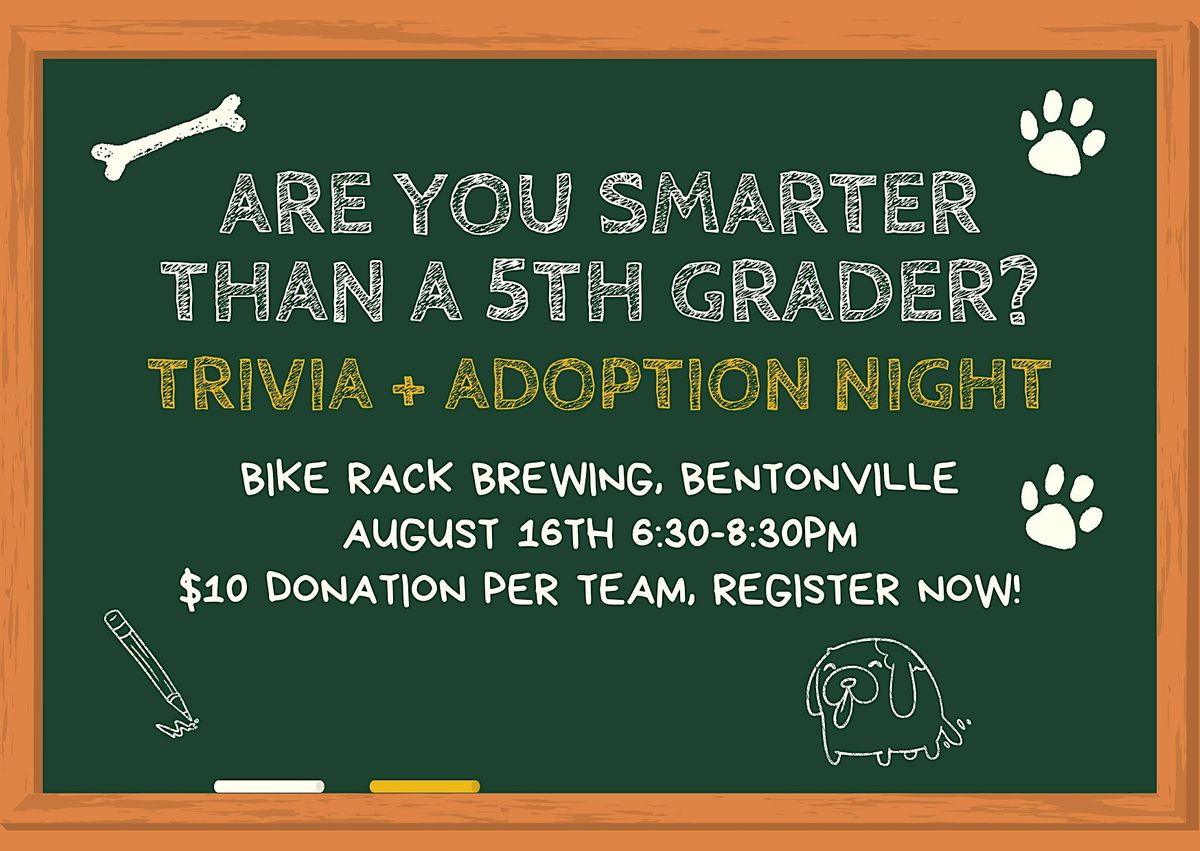 Are You Smarter Than a 5th Grader?, Bike Rack Brewing Co. 8th St