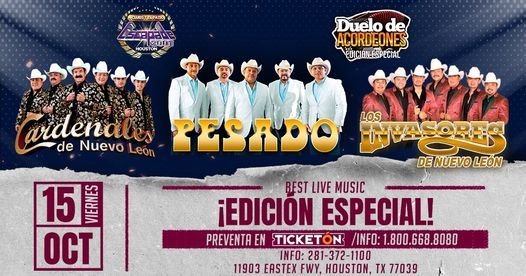 duelo de acordeones edicion especial en houston tx escapade 2001 houston october 15 2021 allevents in