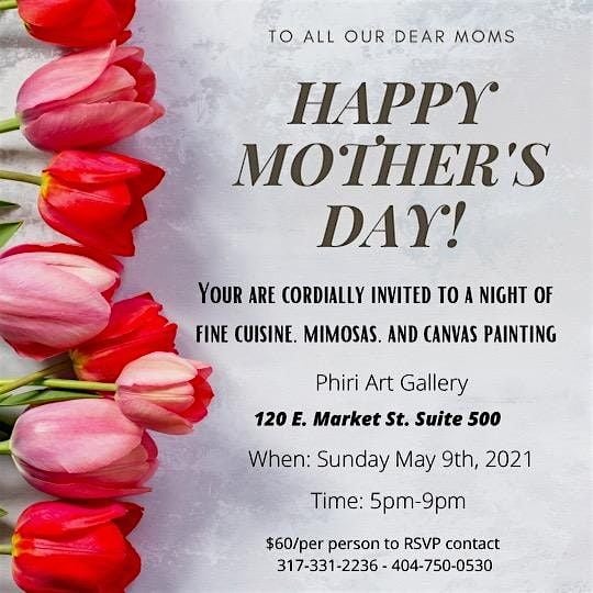 MOTHERS DAY  OUT  @MXP " Painting on Canvas / Mimosas ", 11 May | Event in Indianapolis | AllEvents