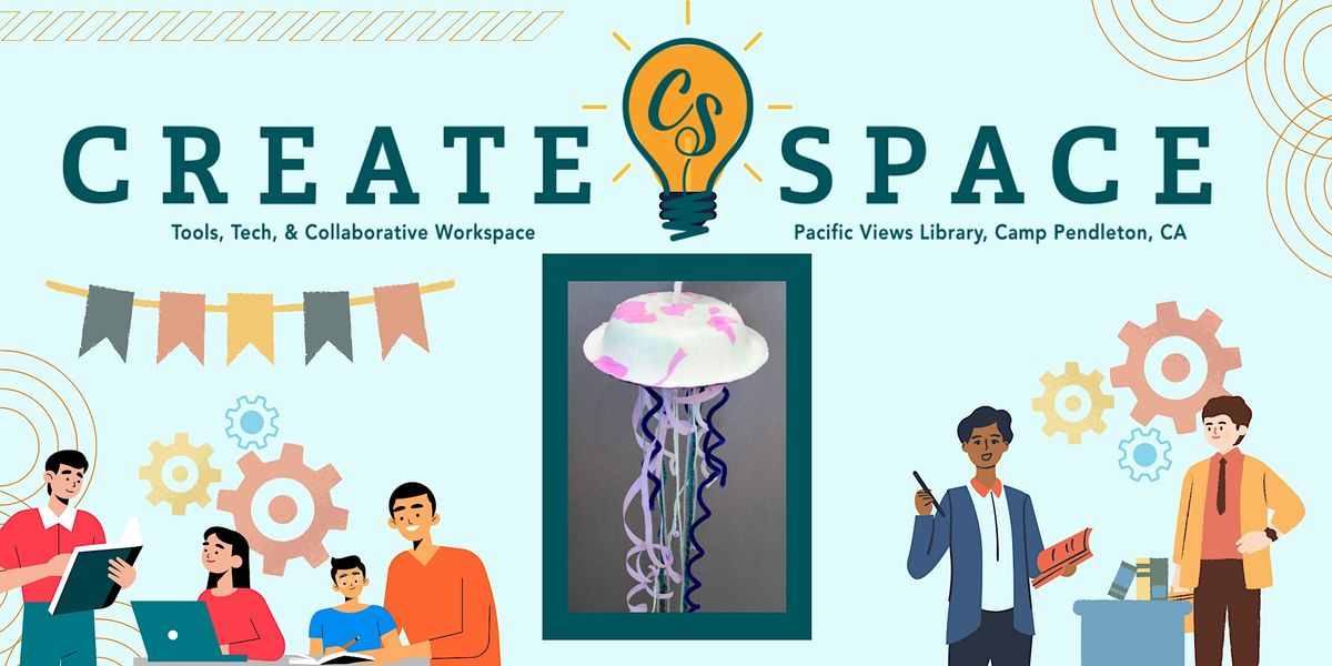 CreateSpace Class: Mod Podge Jellyfish, Pacific Views Library ...