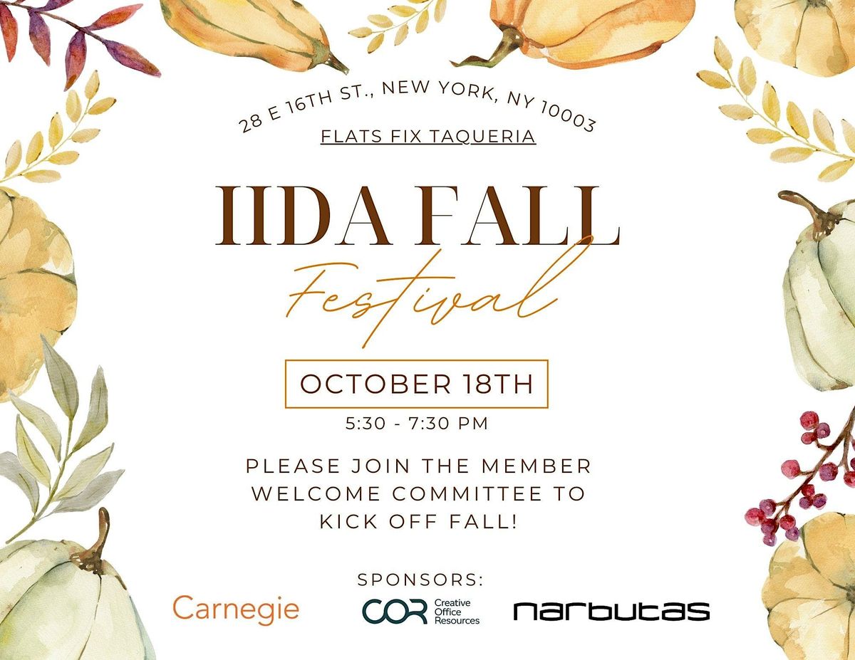 IIDA NY MEMBER COMMITTEE FALL MIXER, Flats Fix, New York