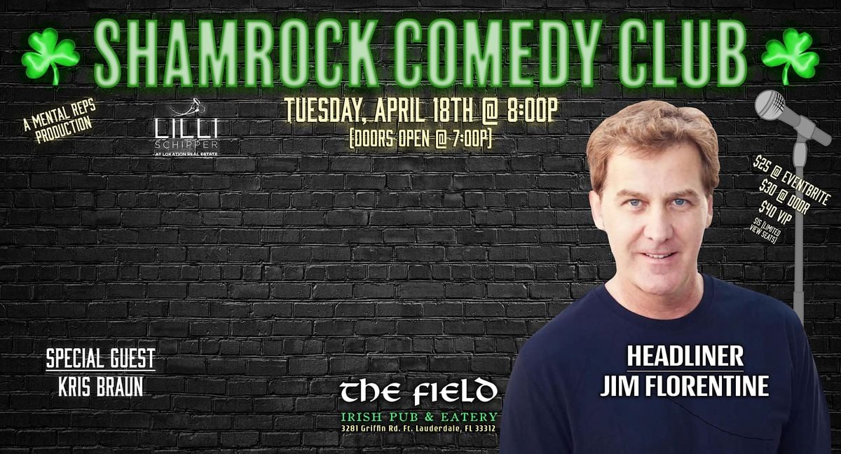 Shamrock Comedy Club w/ Jim Florentine, 18 April | Event in Fort Lauderdale | AllEvents.in