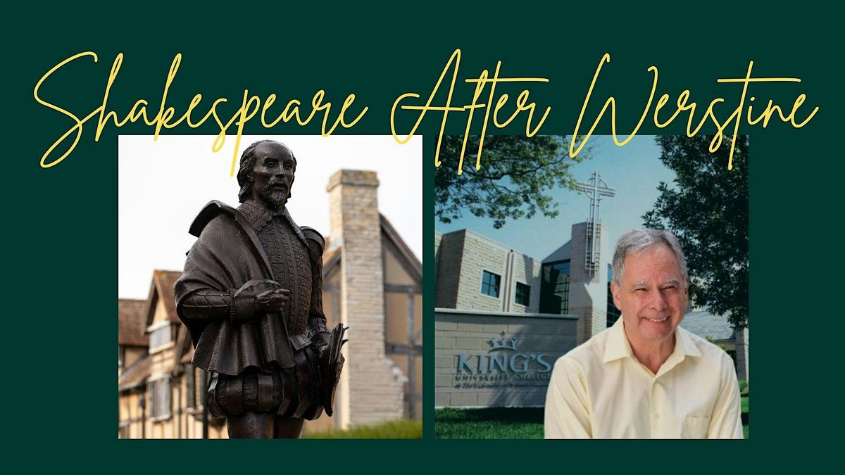 Shakespeare After Werstine | Event in London | AllEvents