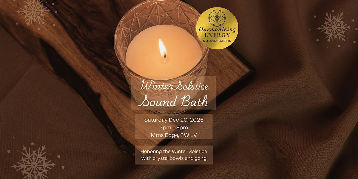 Winter Solstice Sound Bath, 20 December | Event in Las Vegas | AllEvents