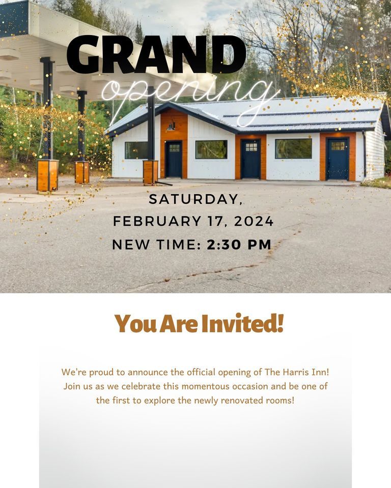 The Harris Inn Ribbon Cutting Ceremony UPDATED TIME, The Harris Inn