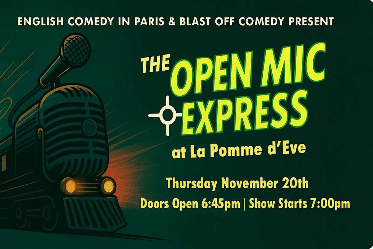 The Open Mic Express - Paris' Shortest Comedy Show | Event in Paris | AllEvents