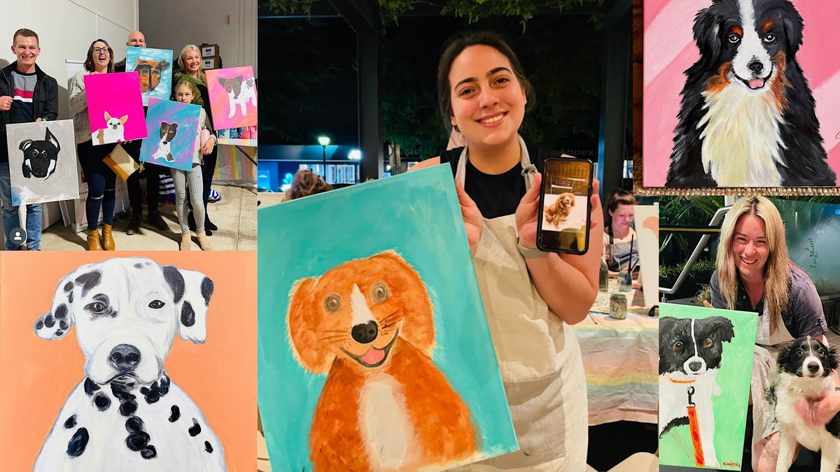 Paint and Sip Paint Your Pet Safe Pets Safe Families Fundraiser