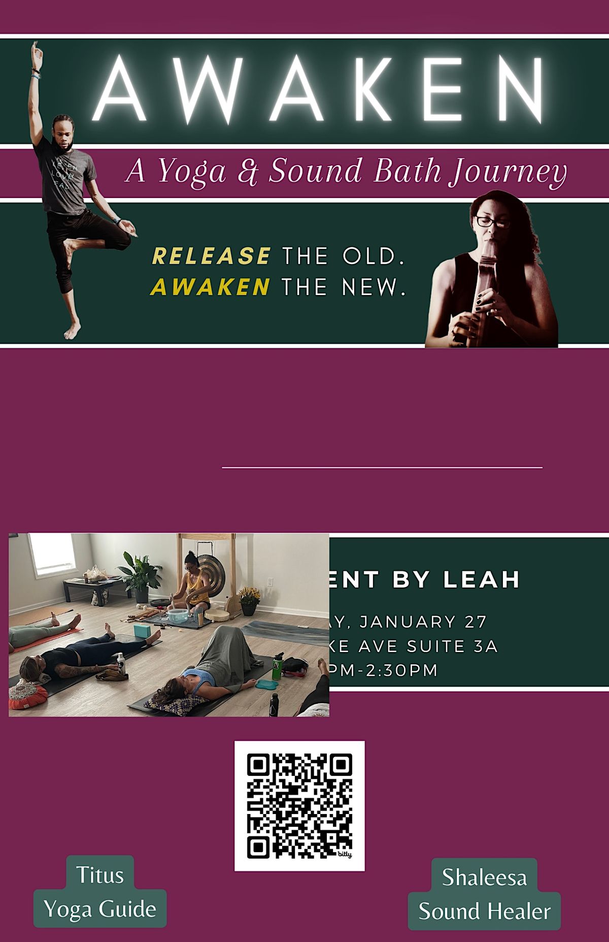 AWAKEN: A Yoga + Sound Bath Journey, Movement, Breathwork, & Massage by ...