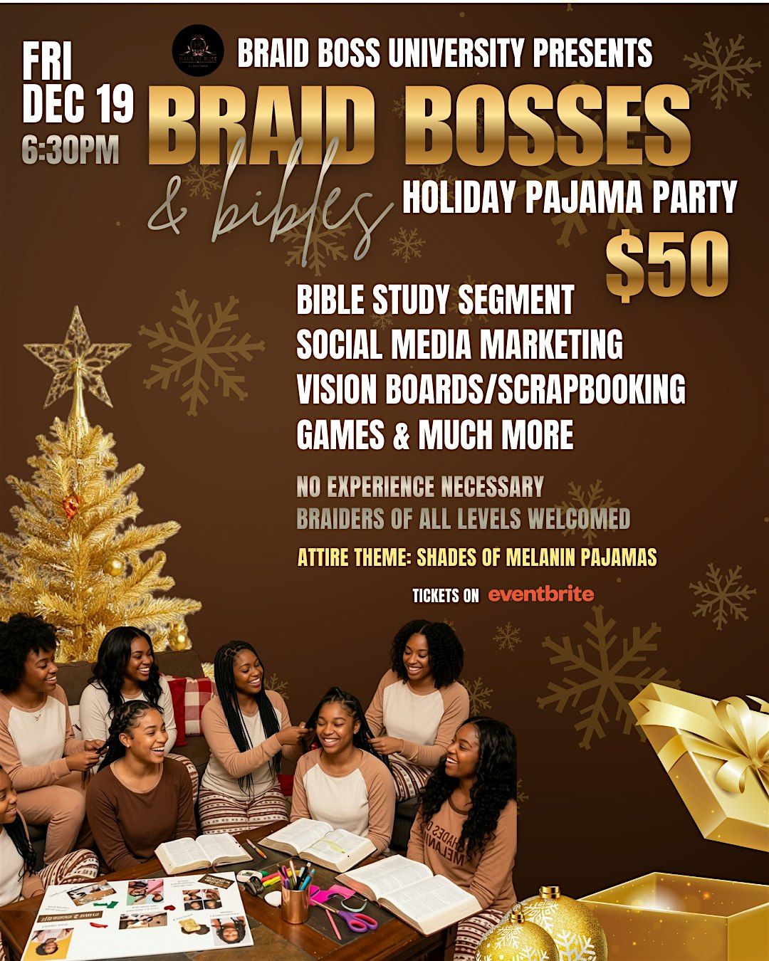 Braid Bosses & Bibles, 19 December | Event in Farmers Branch | AllEvents