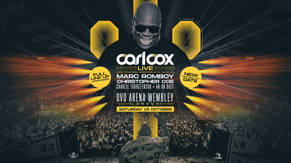 Carl Cox, 14 October | Event in Morrison | AllEvents