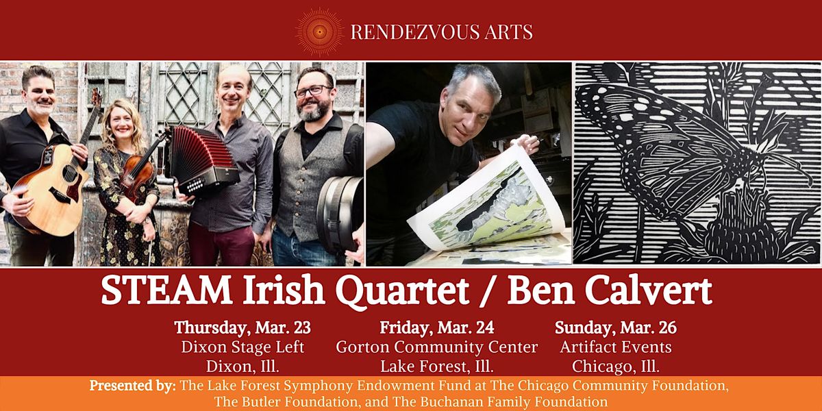 STEAM Traditional Irish Quartet with printmaker Ben Calvert, Artifact