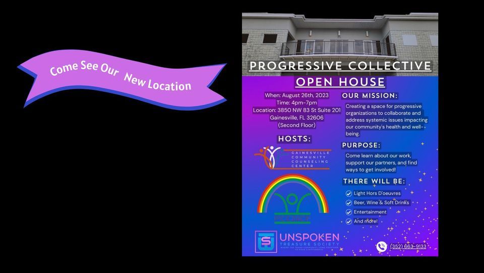 Progressive Collective Open House , Pride Community Center, Gainesville