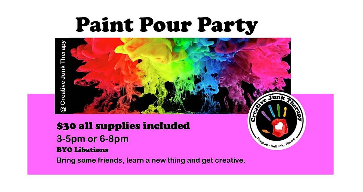 Paint Pour Party, 15 April | Event in Brandon | AllEvents.in