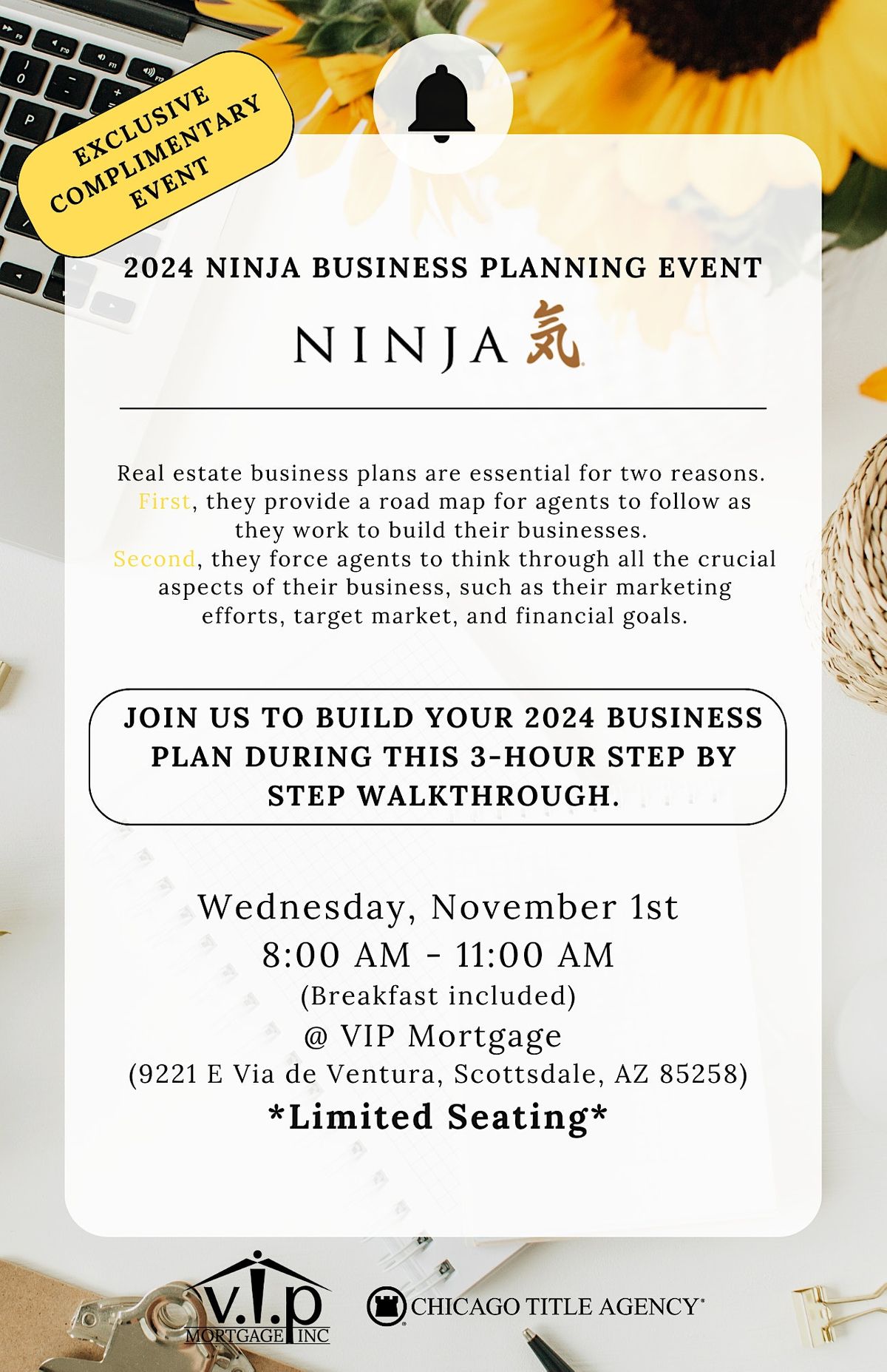 NINJA 2024 Business Planning Event, V.I.P. Mortgage Inc., Scottsdale