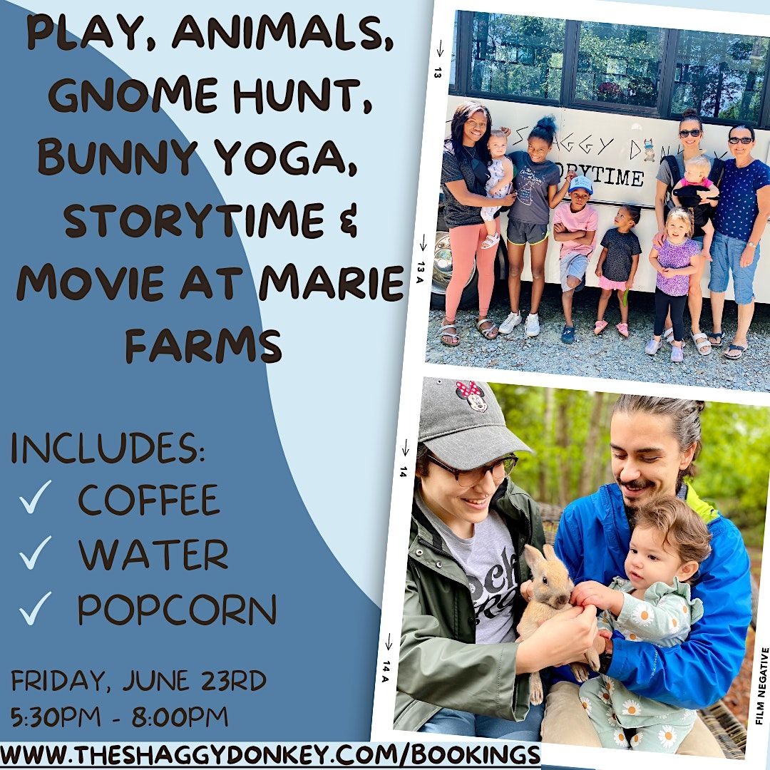 Bunny Yoga, StoryTime and Movie at Marie Farms, Marie Farms, Clayton