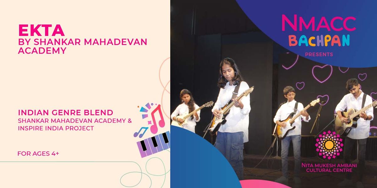 Ekta by Shankar Mahadevan Academy, 24 July | Event in Mumbai | AllEvents