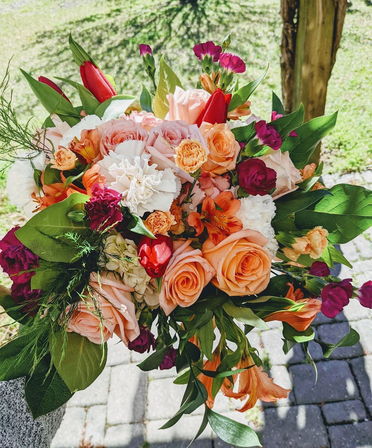 Mother’s Day Hand Tied Bouquet Elevate Coworking, Wilmington