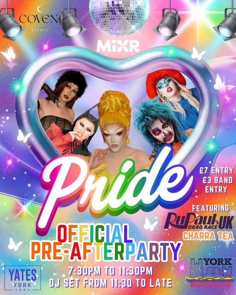 Pride: Official Pre-After Party!, 7 June | Event in York | AllEvents