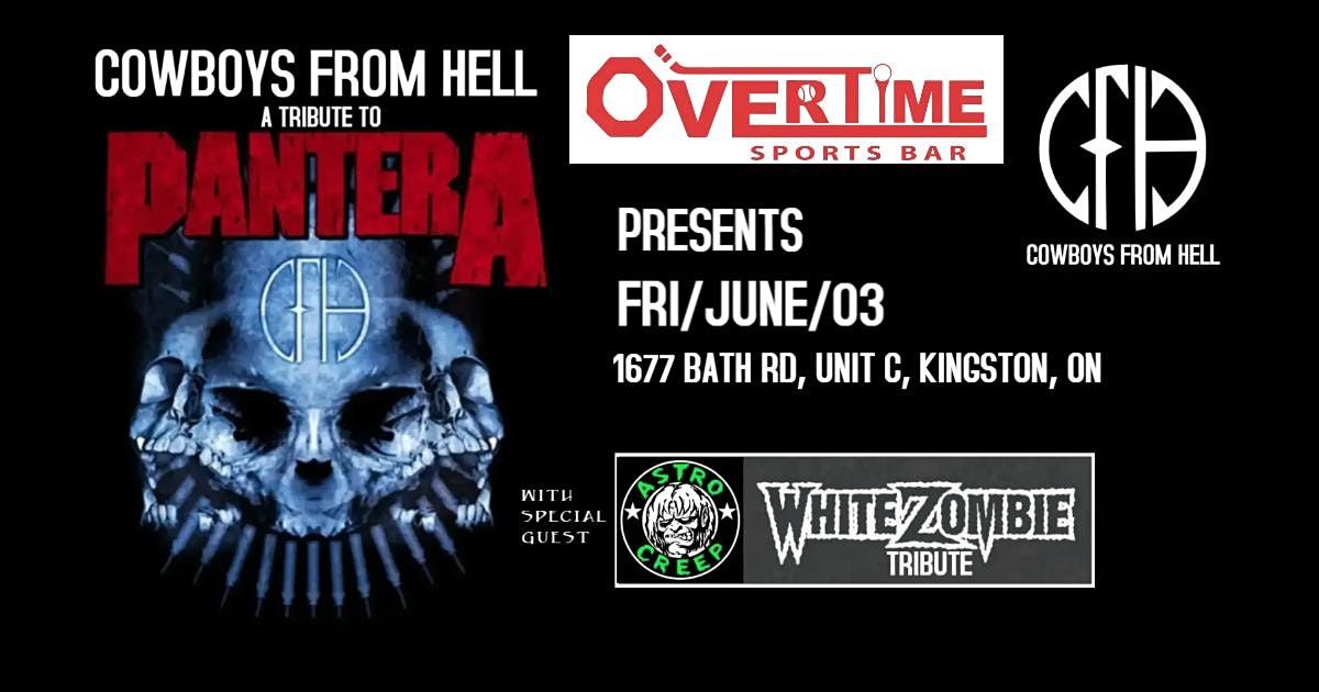 COWBOYS FROM HELL PANTERA TRIBUTE with ASTROCREEPWHITE ZOMBIE