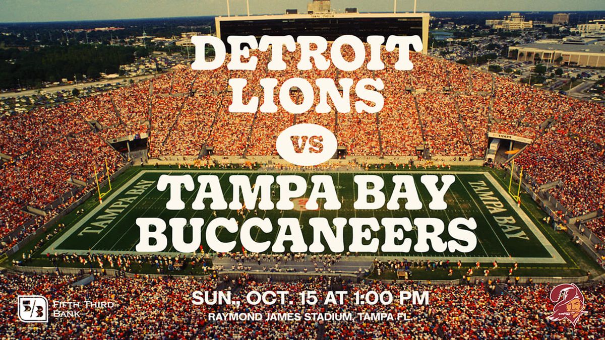 Tampa Bay Buccaneers at Detroit Lions, 25 May | Event in Detroit | AllEvents
