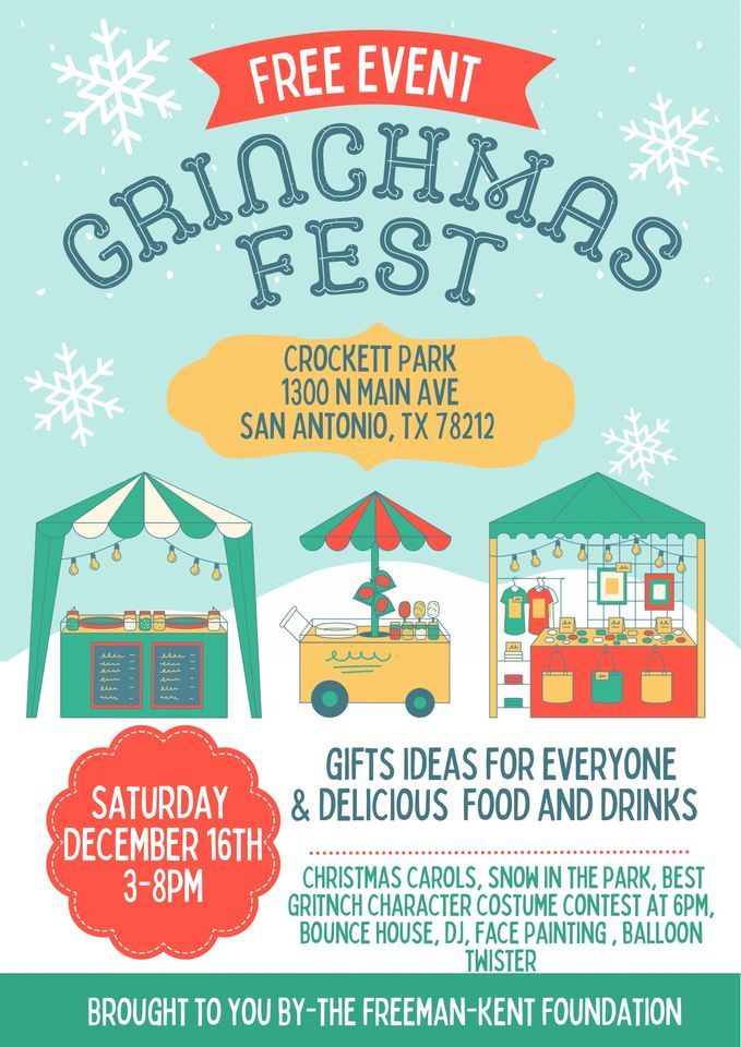 Grinchmas Fest , Crockett Park, San Antonio, 16 December 2023 AllEvents
