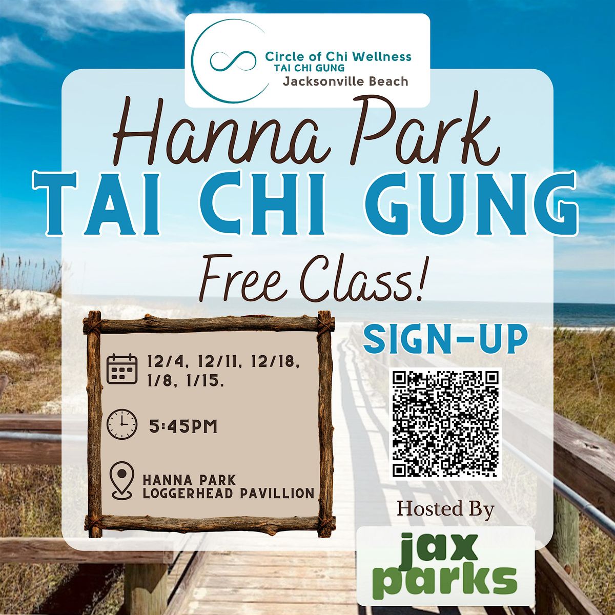 Free Tai Chi Gung at Hanna Park, 4 December | Event in Jacksonville | AllEvents
