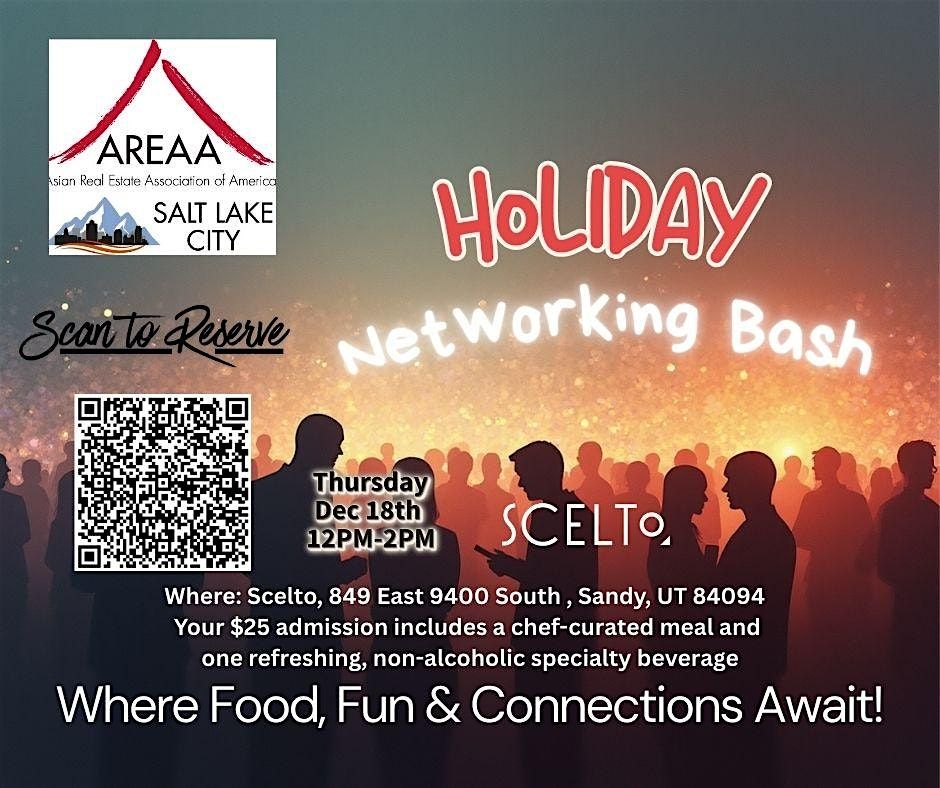 AREAA Salt Lake City Holiday Networking Lunch at Scelto, 18 December | Event in Sandy | AllEvents