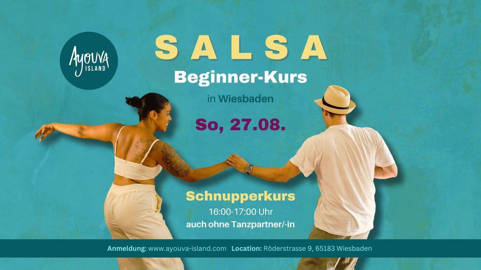 Salsa BeginnerKurs, Ayouva Island, Wiesbaden, August 27 2023