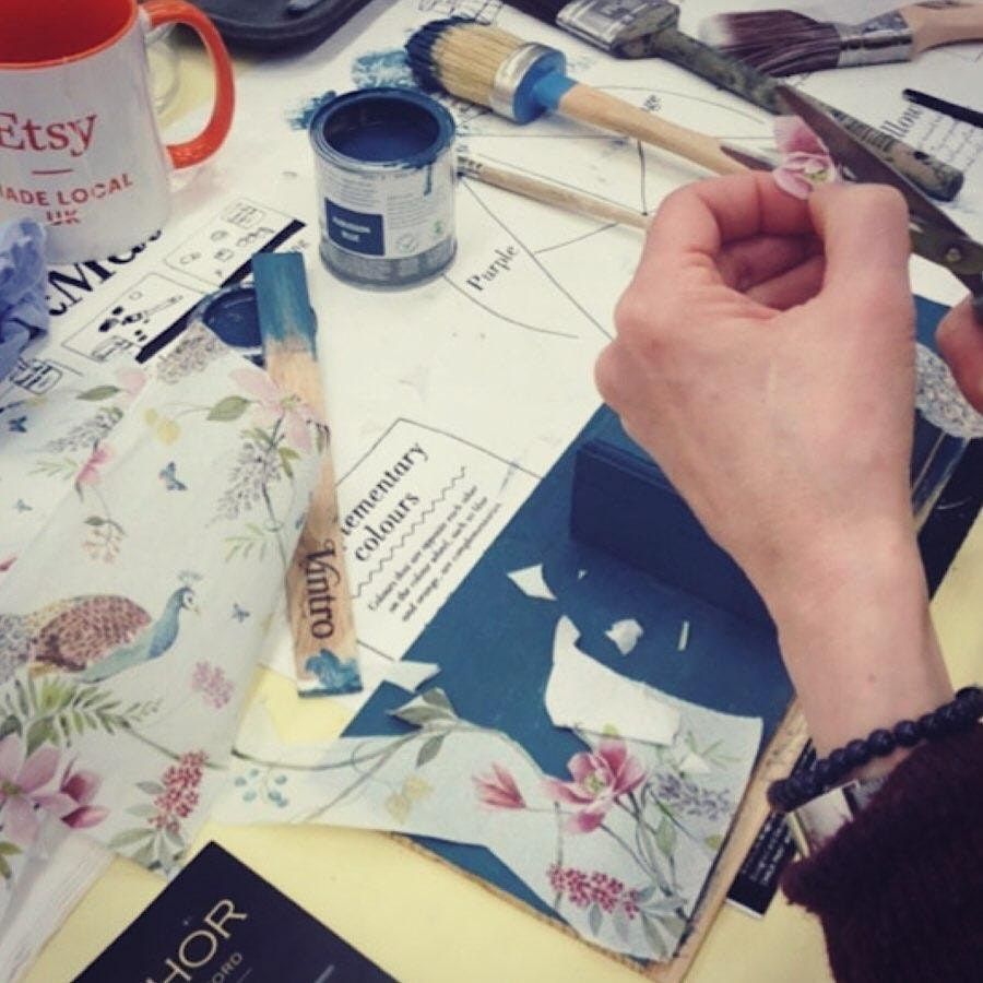 Chalk Paint Upcycling Hinksey Heights Barns (near Golf Club