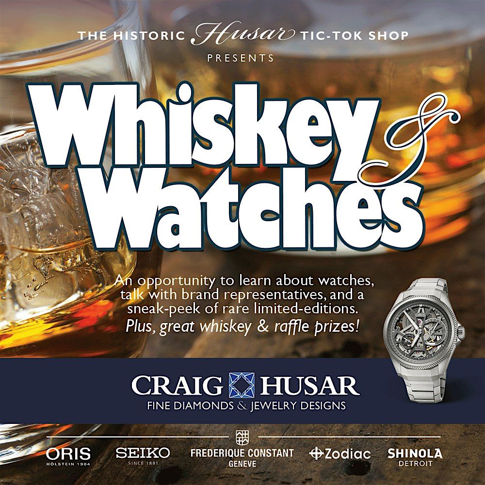Horological Masterclass An Evening of Whiskey & Watches, CRAIG HUSAR