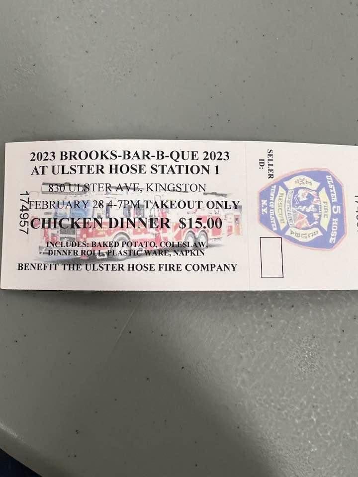 Brooks BarBQue 2023, Ulster Hose Co.5, Kingston, February 28 2023
