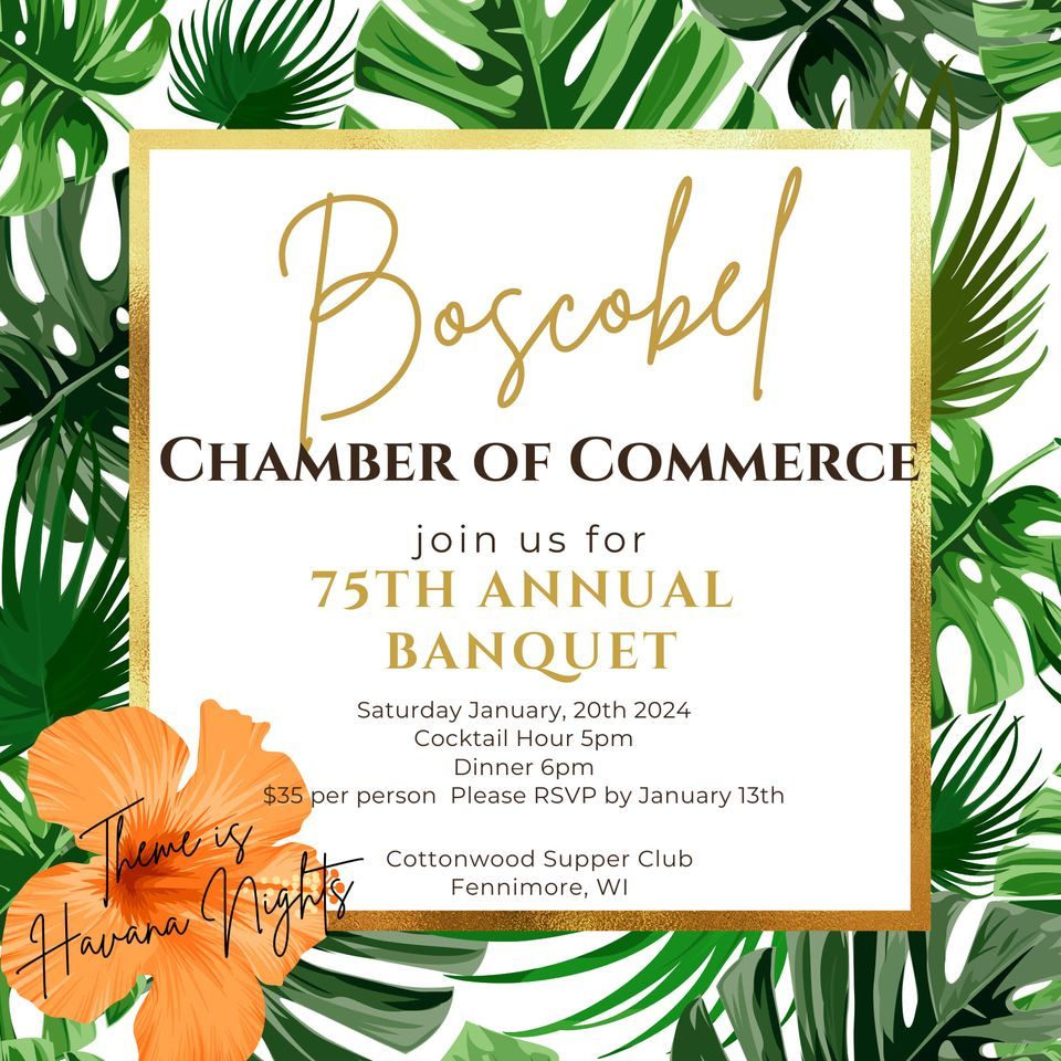 75th Annual Boscobel Area Chamber of Commerce Banquet , Cottonwood