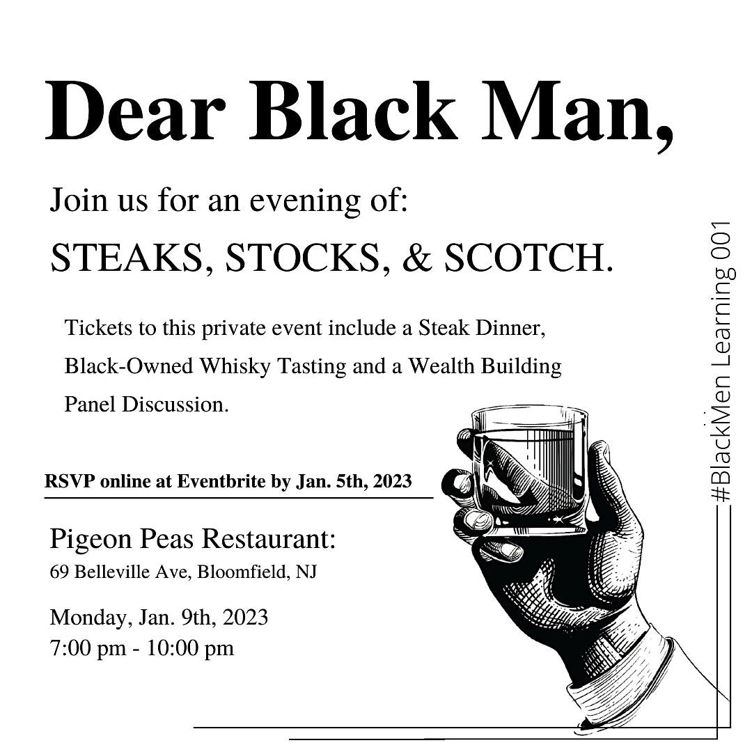 Steaks Stocks & Scotch, Pigeon Peas, Bloomfield, January 9 2023 AllEvents.in