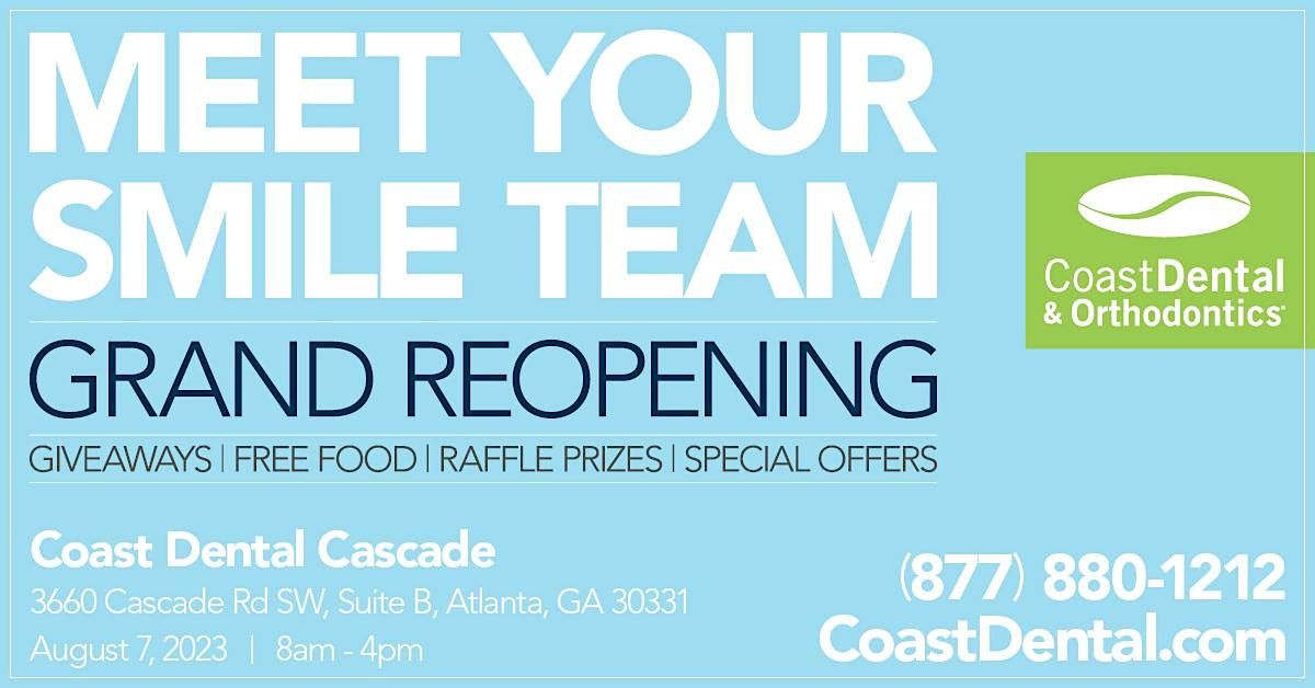 Coast Dental Cascade Grand Reopening, Coast Dental, Atlanta, 7 August