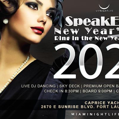 Speakeasy Fort Lauderdale New Years Eve Party Cruise 2024