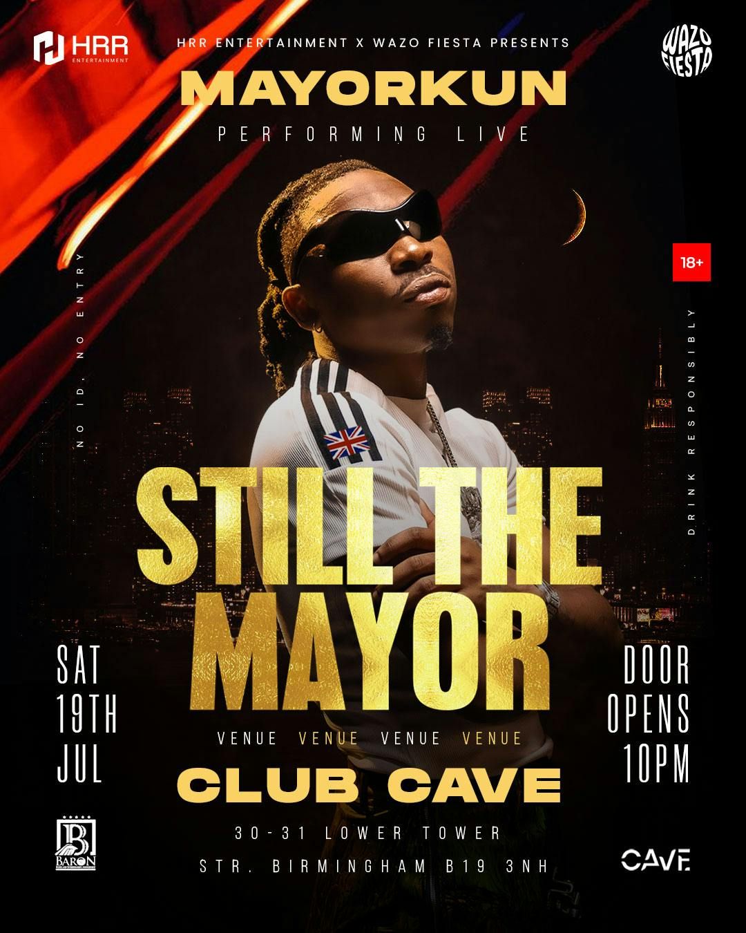 Mayorkun Live in Birmingham , 19 July | Event in Birmingham | AllEvents