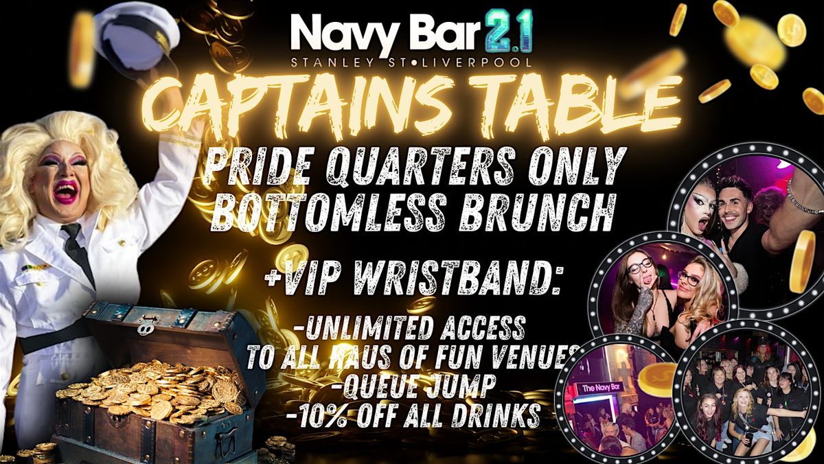 The Captain's Table: A Nautical Drag Queen Bottomless Brunch | Navy Bar 2.1 | Event in Liverpool | AllEvents