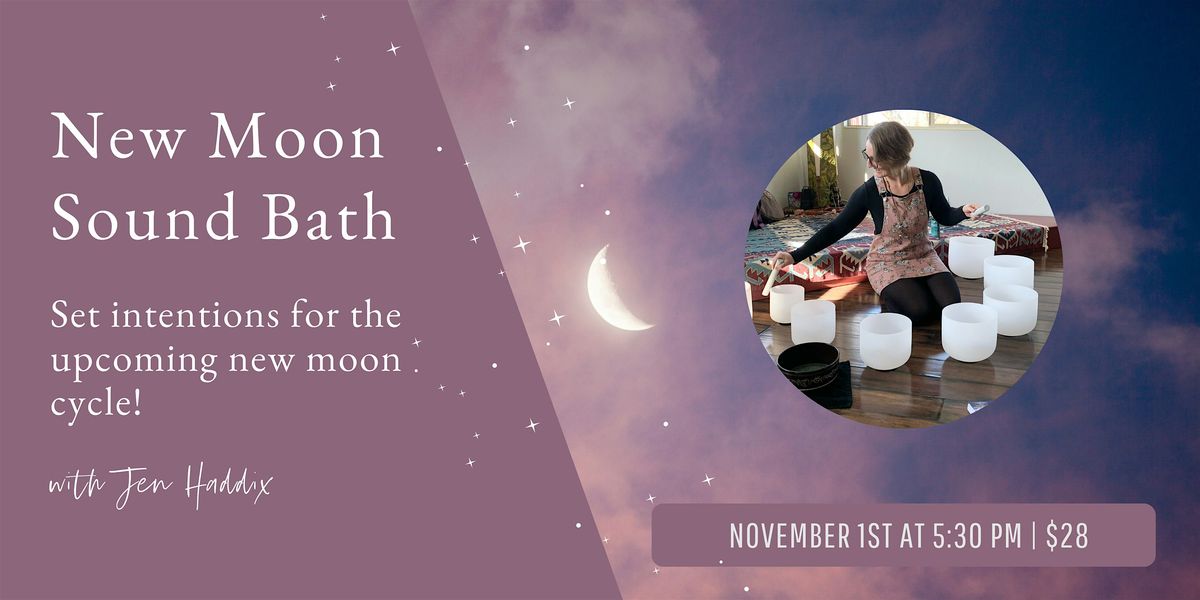 New Moon Sound Bath, The Yoga Center Reno, 1 November 2024 | AllEvents.in