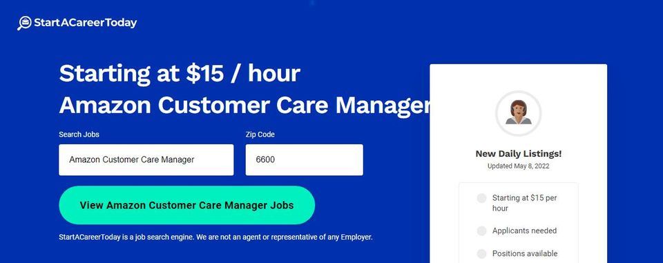 Amazon Customer Care Manager Jobs May 10 To May 24 Online Event Allevents In Amazon Customer Care Manager Jobs May 10 To May 24 Online Event Allevents In