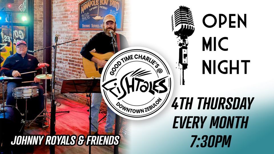 Open Mic Night with Johnny Royals & Friends, Fishtales Seafood