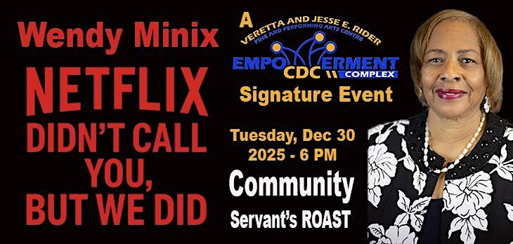 Wendy Minix - Netflix Didnt Call You, But We Did Community Roast