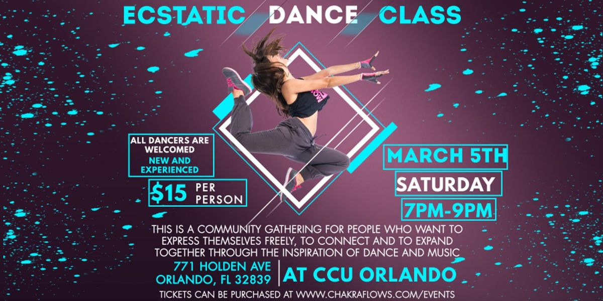 Ccu Christmas Concert 2022 Ecstatic Dance Class, Ccu Orlando, March 5 2022 | Allevents.in