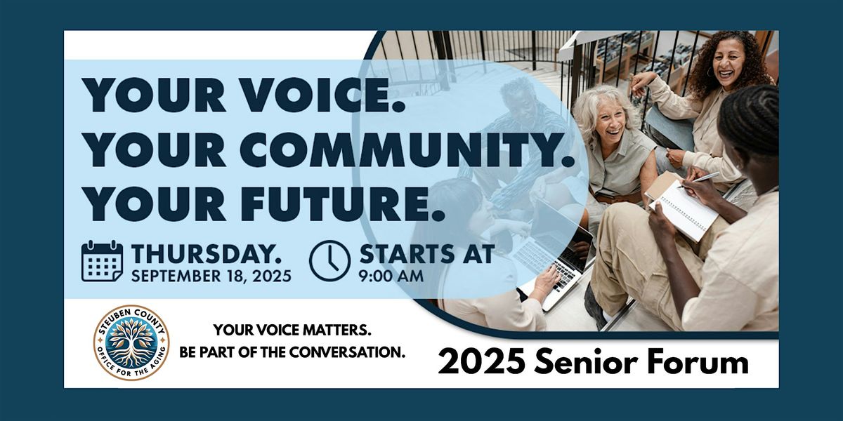 2025 SCOFA Senior Forum, 18 September | Event in Bath | AllEvents