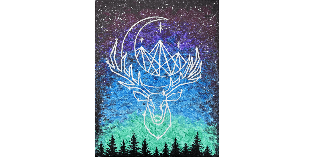 Stag of the Stars - Paint and Sip in Tyler | Classpop!™, 7 January | Event in Tyler | AllEvents