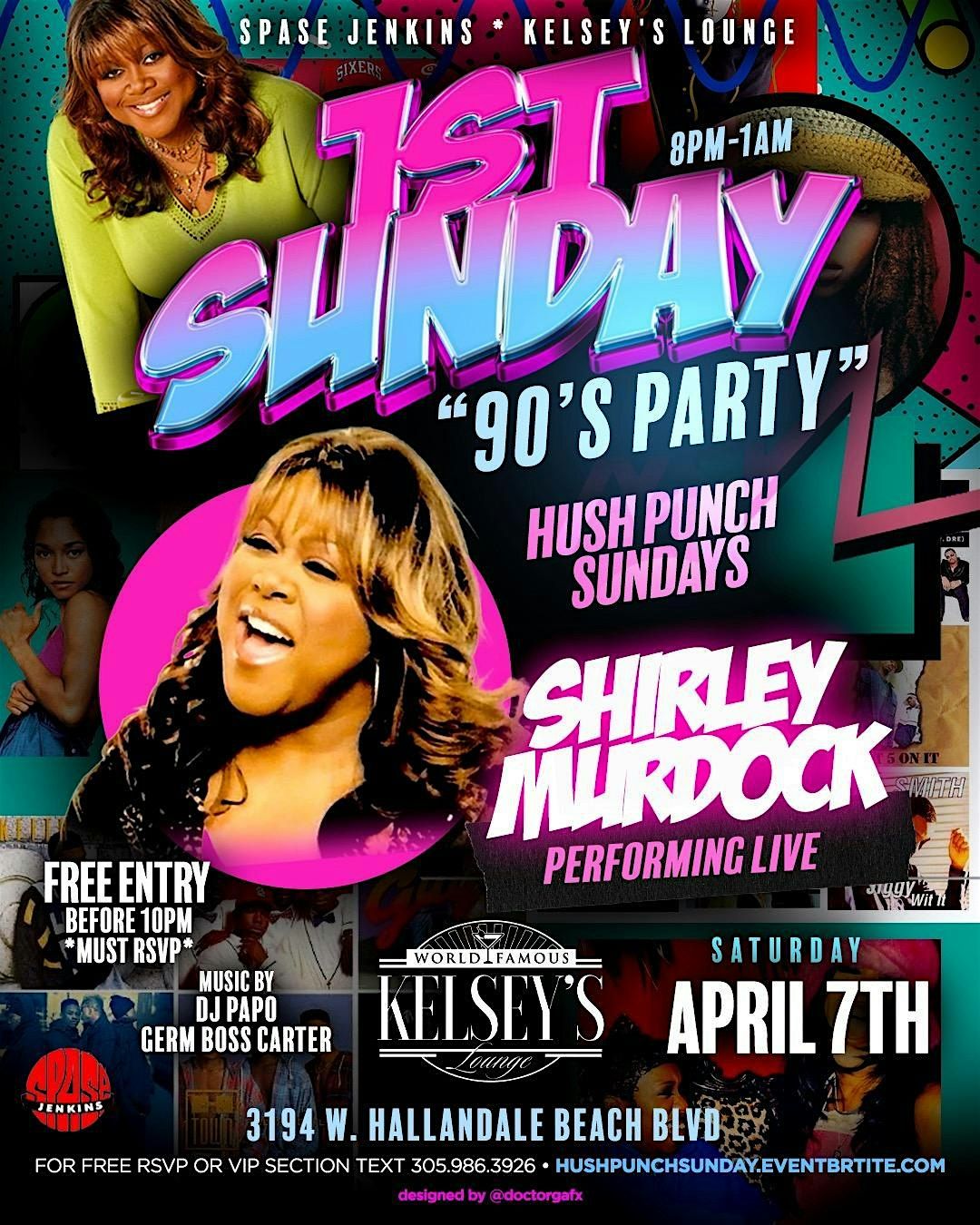 Hush Sundays 90s Party _ Shirley Murdock LIVE, World Famous Kelsey's