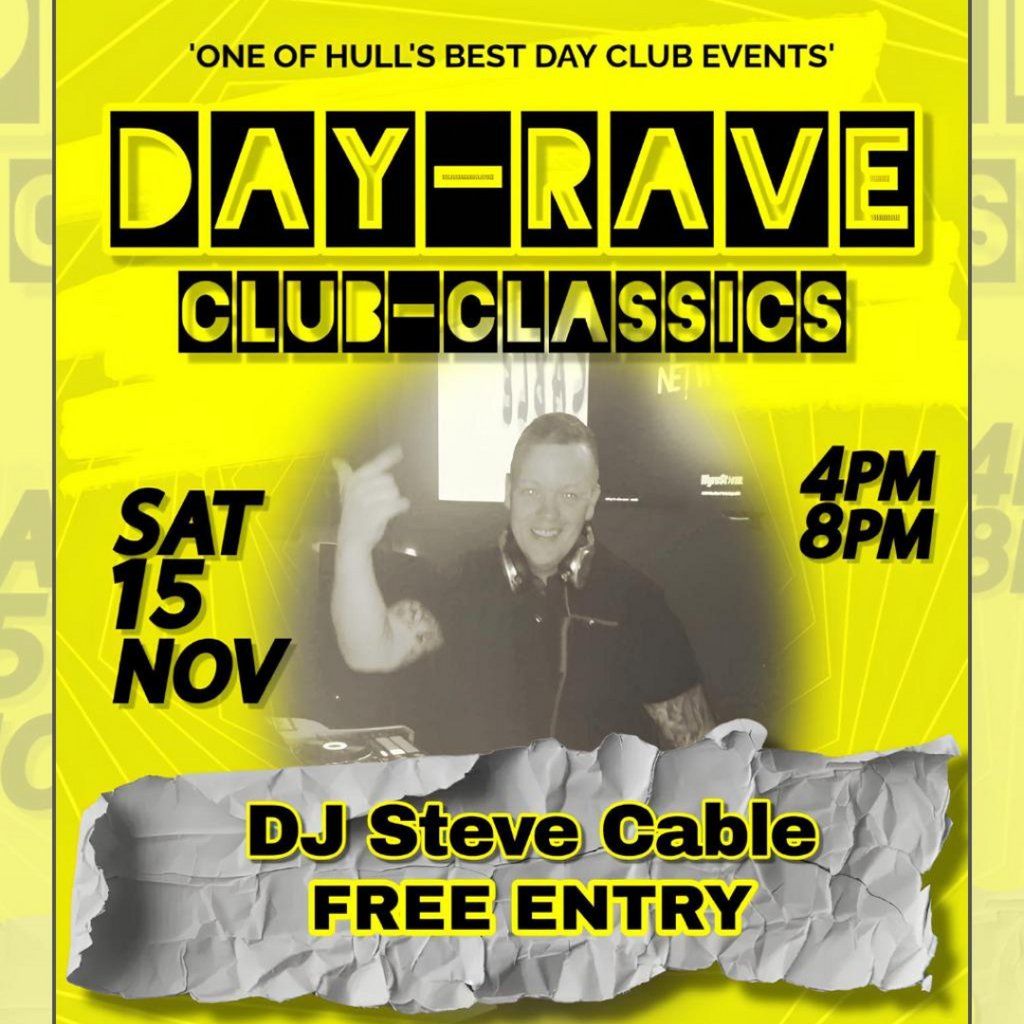 Day Rave- Club classics, 15 November | Event in Kingston Upon Hull | AllEvents