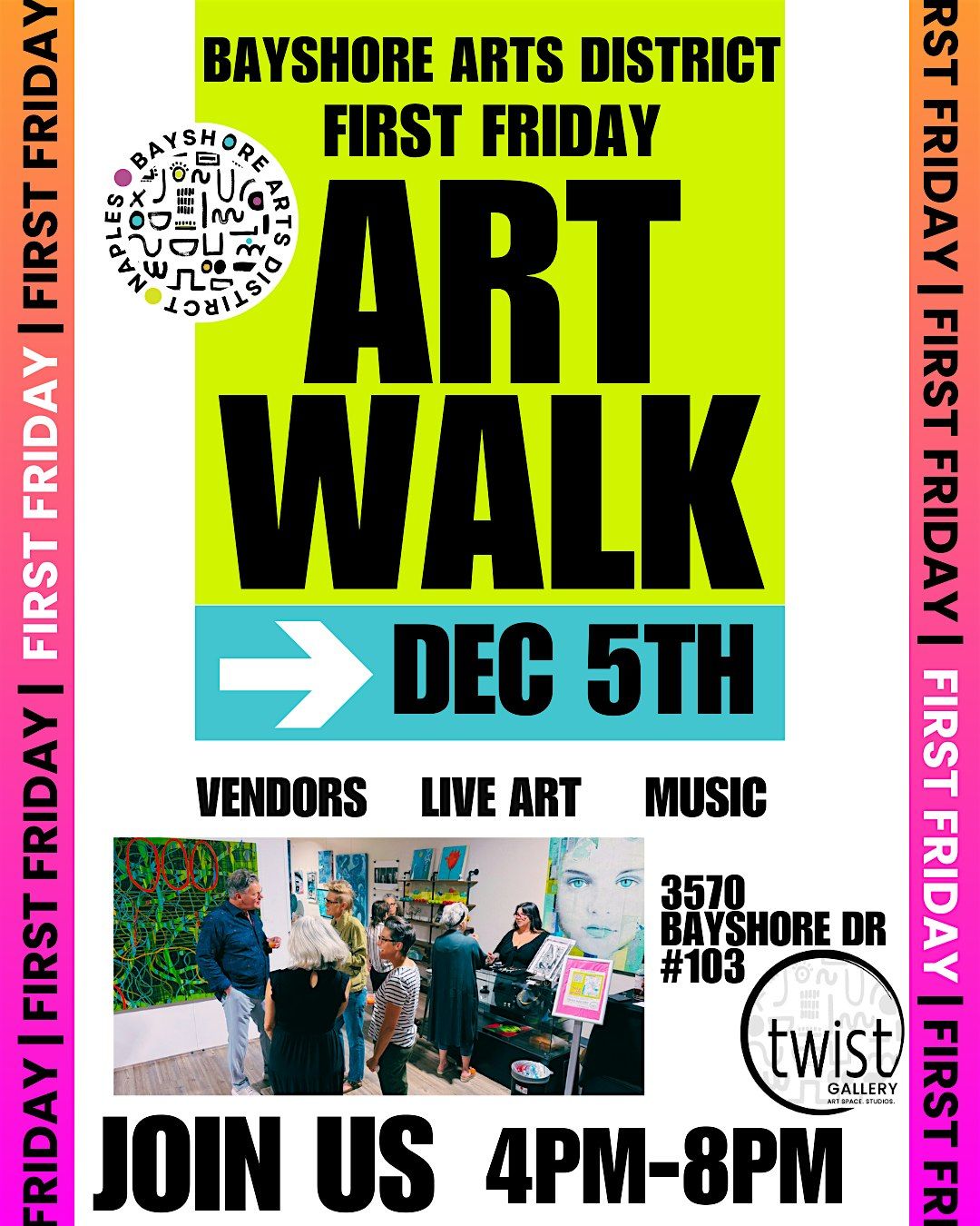 Bayshore Art District's "First Friday" Art Walk, 5 December | Event in Naples | AllEvents